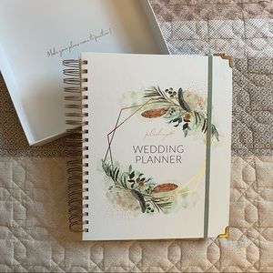Planberry Wedding Planner - Boho Rose Gold and Feathers